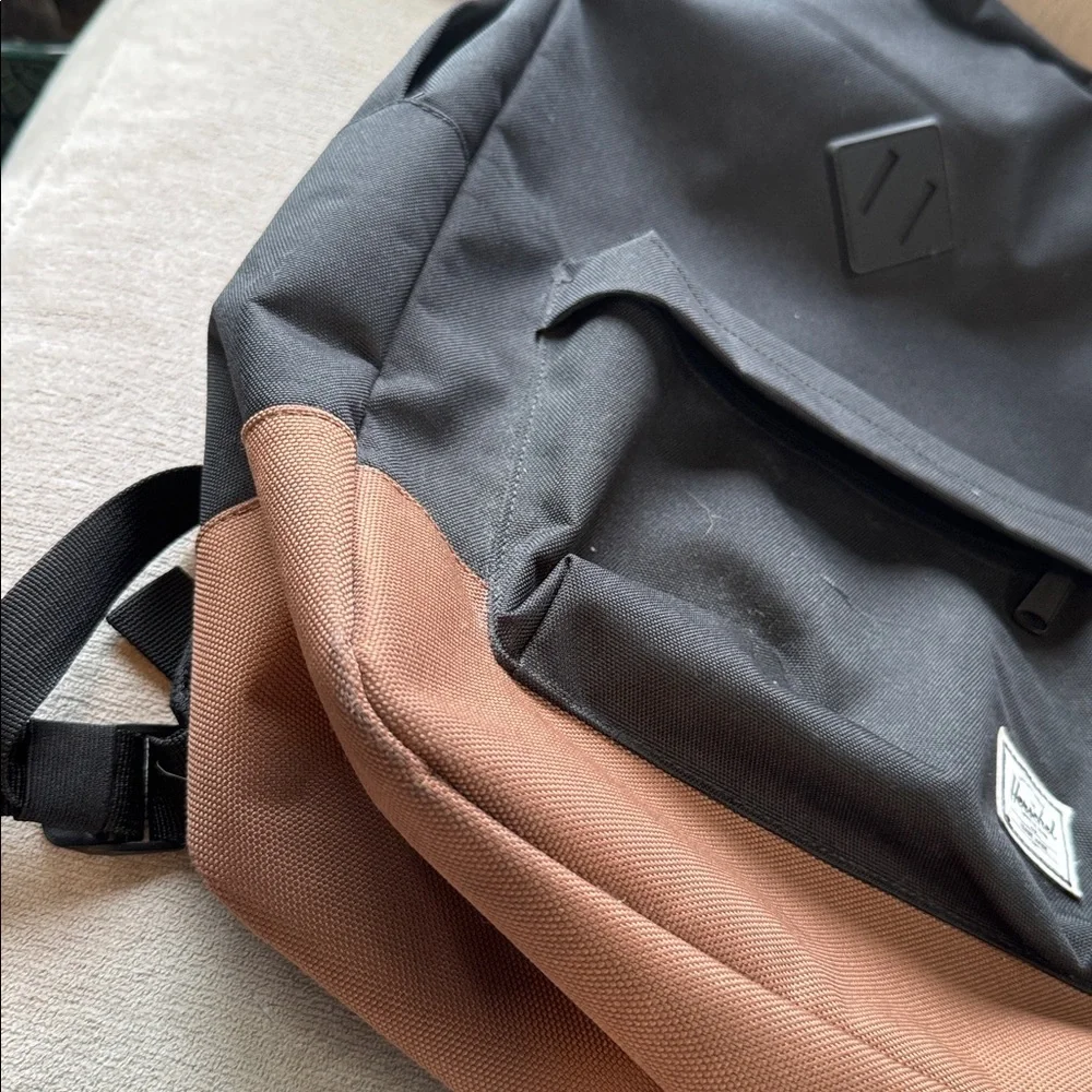 Herschel Supply Company Backpack Heritage Black Black Saddle Brown